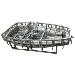 laivo korpuso rotacinio liejimo forma