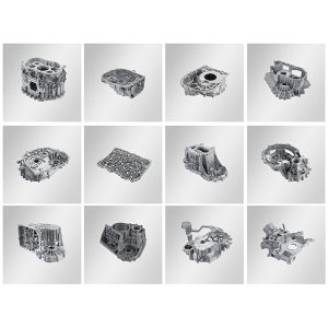 liejimo būdu pagaminti automobilių komponentai