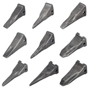 kalti ekskavatoriaus kaušo dantys