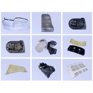 vakuumu formuotos automobilių vidaus ir išorės apdailos detalės