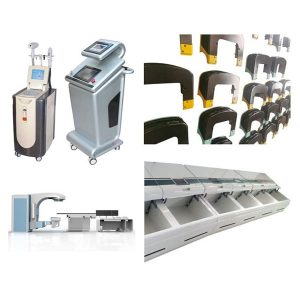 vakuumu formuoti prietaisų korpusai