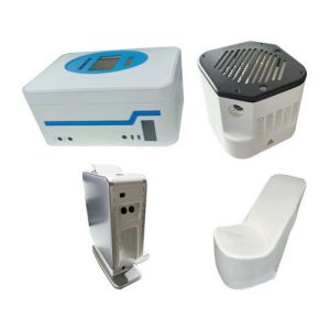 vakuuminiu būdu termoformuoti medicininių prietaisų korpusai